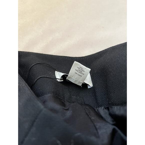 Loft Julie Black Crepe Straight Leg Dress Pants Size 0 - Picture 4 of 4